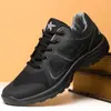 Novos Tênis de Treino para Primavera e Verão, Sapatos Masculinos, Tênis Esportivos Masculinos Confortáveis e Respiráveis em Malha, Tênis Pretos para Corrida e Treino Físico