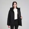 Diseño de Comercio Exterior Sudadera con Capucha Invierno Nuevo Chaqueta de Algodón con Plumas Estilo Coreano Cintura Ceñida Pequeña Ropa de Abrigo de Algodón