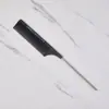Peine de Cola Profesional para Peluquería de Salón para Peinar y Desenredar, Peine Plano Antiestático para Cortes de Pelo de Hombre