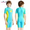 Traje de baño nuevo para niños Niños Secado rápido Protección solar Manga corta Traje de baño Bebé y niño pequeño Playa Natación Snorkel Medusas Pantalones cortos
