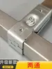 Conector de Tubo de Acero Inoxidable de 25 Tubos Cuadrados Accesorios de Conector Galvanizado Hebilla sin Soldadura Sujetador Estante Abrazadera en T