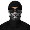 Bandera Americana Animal Protector Solar Cubrecabezas Exterior Máscara para Montar en Motocicleta Bufanda para el Cuello de Hombre Mascarilla Facial Protección UV para Mujer