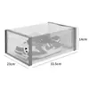 Caja de Almacenamiento Transparente Popular para Zapatos Transfronteriza, Zapatero Doméstico a Prueba de Polvo, Estilo Cajón, Apilable, Zapatero Ahorrador de Espacio para Dormitorios