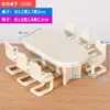 Móveis modelo mesa mesa de areia arquitetônica material diy feito à mão miniatura ornamentos internos cena mini cadeira