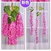 Decoración de Boda Personalizada Tiras de Flores Glicinia Simulada Flor de Frijol Popular Flor de Tres Puntas Simulada en el Techo Enredadera de Flores Paseo Flor de Glicinia Simulada