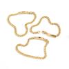 Pulseira Emanco de Aço Inoxidável Banhada a Ouro Pulseira de Corrente Cubana Fashionável Produto Novo Transfronteiriço Joia de Mão Gravada Atacado