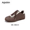 Zapatillas de Entrenamiento Alemanas Augusden Marrones para Mujer 2026 Nuevas de Verano Suela Gruesa Retro Ballet Forrest Gump Zapatos de Mujer Moda Deportiva