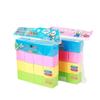 Qi 8717 cubo plástico grande de 3cm cubo de educação infantil precoce Material didático cognitivo geométrico tridimensional de 16 peças