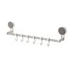 Toallero de Acero Inoxidable Sin Perforación de un Solo Polo para Baño, Estante de Almacenamiento Sin Costuras con Gancho, Toallero de Cocina