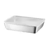 Plato para Toallas Espesado de Acero Inoxidable con Tapa Plato para Tiramisú Plato para Cocina Fría Plato Cuadrado Plato para Arroz Caja para Conservar Frescura Plato para Preparación de Alimentos