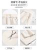 Calça de Veludo Cotelê Wide Leg para Mulheres, Novo Estilo Primavera e Outono 2026, Versão Estreita Fina Casual para Figuras Baixas, Calça Reta de Veludo Cotelê