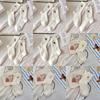 Calcetines de Terciopelo Australiano con Bordado de Lazo para Mujer Otoño e Invierno con Forro Polar Calcetines Gruesos Cálidos para Dormir Calcetines Lindos Suaves Cerosos de Piel para Mujer