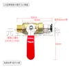 Peças de compressor de ar sem óleo: interruptor de válvula de esfera, bico curto mini, válvula de escape, padrão britânico 1/2, 3/4 polegada