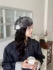 Estilo Nuevo Otoño e Invierno, Sombrero Octogonal Rojo a Cuadros, Estilo Retro Británico, Boina Elegante, Sombrero de Pintor de Moda y Versátil