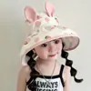 Chapéu de Sol Infantil Fino de Verão, Chapéu de Sol Respirável Aberto na Parte Superior para Uso ao Ar Livre, Chapéu com Aba Larga para Proteção Solar para Meninos e Meninas