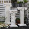Adornos de Columna Romana Europea Casa Jardín Patio Boda Decoración Balcón Retro Maceta Exterior Base para Maceta