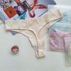 Amazon Comercio Exterior Tanga Niñas Sexy Ropa Interior Sin Costuras Europea y Americana Cintura Baja Tanga Deseo Puro de Mujer