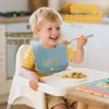 Babero para Alimentar Bebés, Babero de Silicona para Bebés, Babero Impermeable para Niños, Herramienta Especial Anti-Suciedad para Alimentar
