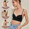 Sutiã Popular de Verão com Costas Nuas em U para Mulheres, Estilo Fino, Minimiza Seios Grandes, Sutiã Invisible Sem Costura com Alças Finas