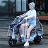 Capa de chuva especial para motorista dobrável carro elétrico poncho transparente completo engrossado corpo inteiro capa de chuva integrada