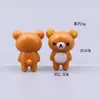 Urso de Desenho Animado Fofo Polvo Porquinho Menininha Sorvete Hambúrguer Acessórios de Boneca Enfeites