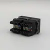 Módulo de toma de red de seis clases de doble orificio tipo 128 negro Módulo de panel de computadora Gigabit Módulo de cable de red CAT6 de 1 bit