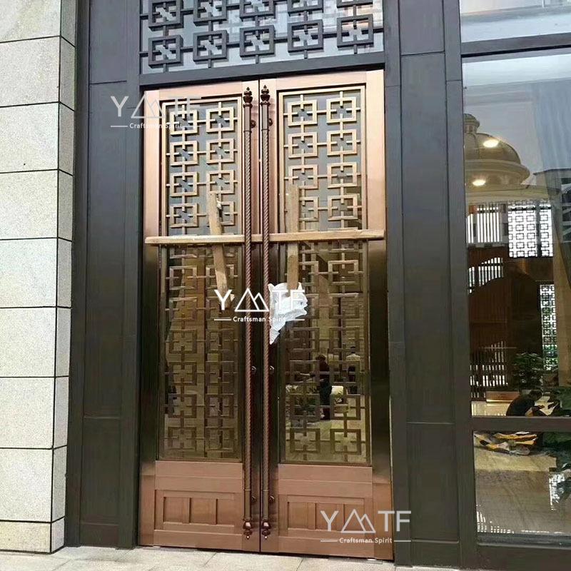 不锈钢地弹簧门