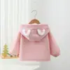 Abrigo para Niña Primavera y Otoño 2026 Nuevo Modelo Niña Pequeña Bebé Otoño Sudadera con Capucha Manga Larga Parte Superior Ropa de Otoño para Niños