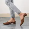 Sandalias de Moda Haley Shark Primavera y Verano Baotou Medias Zapatillas para Mujer Nuevas Sandalias y Zapatillas de Tacón Grueso Zapatos Casuales de Punta