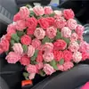 Manta de Flor de Rosa Terminada Cubierta de Aire Acondicionado Manta de Flor Preservada Manta de Siesta Chal Regalo del Día de San Valentín Manta de Flor de Rosa Producto Terminado