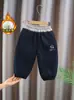 Pantalones para niño, forrados de polar para otoño e invierno, pantalones casuales para niños, pantalones largos cálidos de invierno para bebé, ropa de invierno para niño, envío directo disponible
