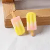 Resina Fofo Brinquedo de Comida Gradiente Sorvete Creme Cola DIY Capa de Celular Grampo de Cabelo Acessórios de Cabelo Copo de Água Adesivo Materiais de Produção