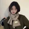 Conjunto Integrado de Chapéu e Cachecol de Tricô Espesso Feminino Outono Inverno Proteção de Orelha Quente Chapéu de Lã Estilo Coreano Versátil Emagrecimento Facial À Prova de Vento