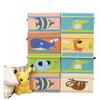 Caja de Almacenamiento Plegable Grande con Tapa abatible para Artículos Varios, Caja de Almacenamiento para Ropa, Taburete de Almacenamiento, Moderno y Sencillo
