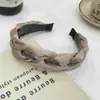 Diadema retorcida de puntos de onda negros para mujer, sentido de alta gama, para salir, pasador Joker, tocado, diadema de presión para lavar la cara, maquillaje, venta al por mayor