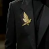 Broche de Pájaro Vintage de Venta Caliente Transfronterizo, Diseño Elegante, Broche para Chaqueta de Traje, Estilo Retro de Corte
