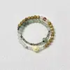 Encanto Antiguo QingyunNuevo Estilo Chino Pulsera Beige de Doble Capa con Perlas para Mujer, Estilo Étnico Exquisito, Diseño de Nicho, Lujo Ligero