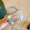 2025 Nuevo Bolso de Perlas Bolso de Mano Bolso de Hombro Bolso Cruzado Bolso de Mujer Bolso de Gelatina Bolso Pequeño de Diamantes Bolso de PVC
