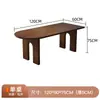 Mesa de Isla de Comedor Vintage de Madera Maciza Estilo Francés para Uso Doméstico, Adecuada para Espacios Pequeños, Mesa de Comedor Semicircular Montada en la Pared, Adecuada para Discusiones y como Mesa Larga