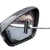Espejo Retrovisor de Coche Multifuncional Limpiaparabrisas Retráctil Artefacto Impermeable Rascador de Nieve Eliminación de Manchas en Vidrio de Ventanilla de Coche Eliminación de Agua Rasqueta de Limpieza