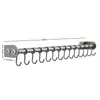 Estante de Almacenamiento para Cocina, Ganchos para Cocina, Barra con Ganchos Móviles, Barra Colgante sin Taladro, Soporte para Espátulas y Cucharas, Almacenamiento Montado en Pared