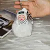 Colgante para Bolso Muñeca Bola de Pelo de Zorro Llavero Muñeca Durmiendo Linda Colgante Llavero de Coche