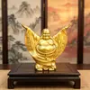 Envio discreto. Ornamentos de Buda Maitreya em liga metálica dão as boas-vindas a convidados de todas as direções. Artesanato de Buda da Prosperidade Risonho, presentes para casa e lojas