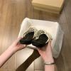 Sandalias Elegantes de Gama Alta, Nuevo Modelo 2025, Impresionantes Zapatos de Red con Diseño Tejido Hueco, Medias Zapatillas Cerradas para Mujer, Adecuadas para Usar al Aire Libre en Verano