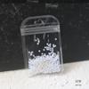 Bolsa de Materiales para Uñas Artísticas Famosas de Internet Flor de Cinco Pétalos Flor de Resina Cristal de Hielo Blanca Bola de Acero Bolsa Mixta de Joyería para Uñas