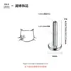 Nuevo Producto F136 Aleación de Titanio Oreja de Gato Stud Pendiente de Zirconia G23 Piercing de Lengua Joyería de Piercing de Aleación de Titanio