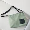 Bolsa mensageiro Ins estilo japonês, simples, multifuncional, à prova d'água, de lona de nylon, estilo Hong Kong, grande capacidade, de ombro, moderna para homens, mulheres e estudantes
