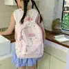Mochila escolar casual ligera, elegante y simple para chica de preparatoria, mochila de viaje de gran capacidad, moderna
