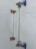 Conjunto completo de indicador de nível de líquido simples para tanques de água, incluindo um medidor de nível de líquido, indicador de nível de óleo em acrílico e escala transparente