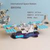 Quebra-Cabeça 3D Base Lunar Modelo de Papel Montado 3D Brinquedo Aeroespacial DIY de Ciência e Educação para Estudantes Atacado em Estoque